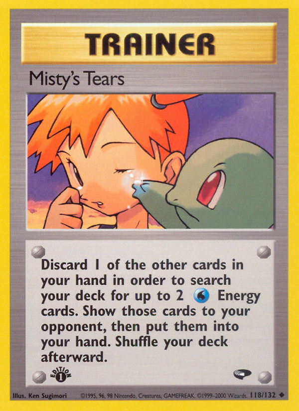 Misty's Tears (118/132) [Gym Challenge 1st Edition] | Chromatic Games