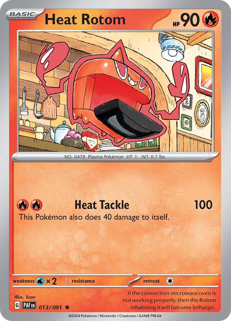 Heat Rotom (013/091) [Scarlet & Violet: Paldean Fates] | Chromatic Games