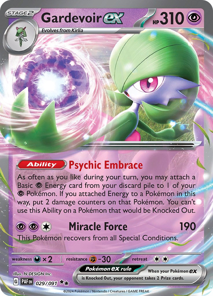 Gardevoir ex (029/091) [Scarlet & Violet: Paldean Fates] | Chromatic Games