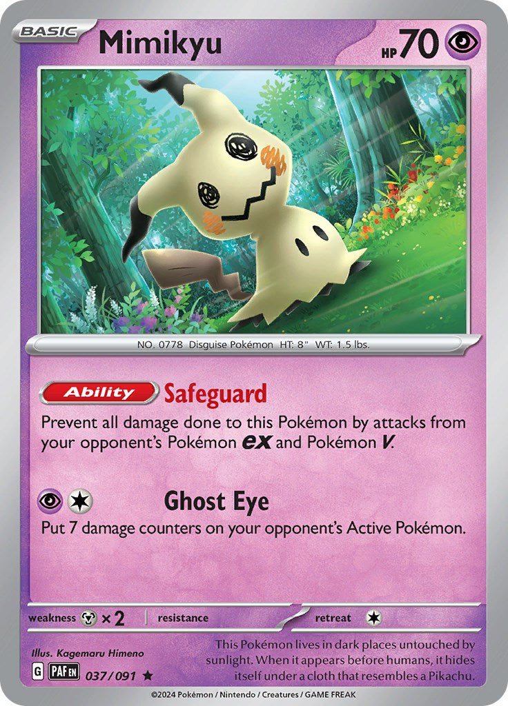 Mimikyu (037/091) [Scarlet & Violet: Paldean Fates] | Chromatic Games