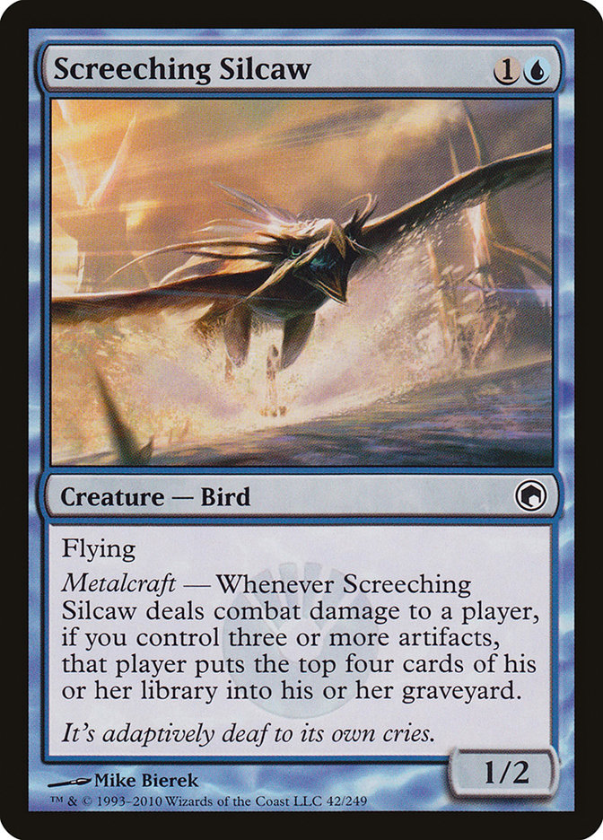 Screeching Silcaw 42/249 (Scars of Mirrodin)  | Chromatic Games
