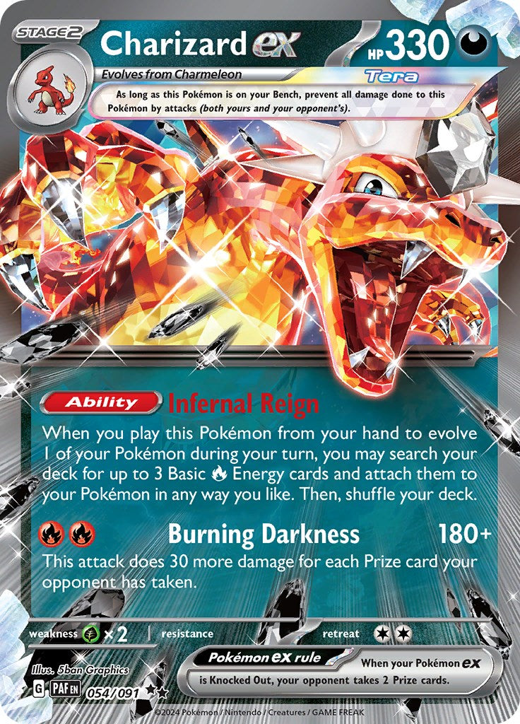 Charizard ex (054/091) [Scarlet & Violet: Paldean Fates] | Chromatic Games