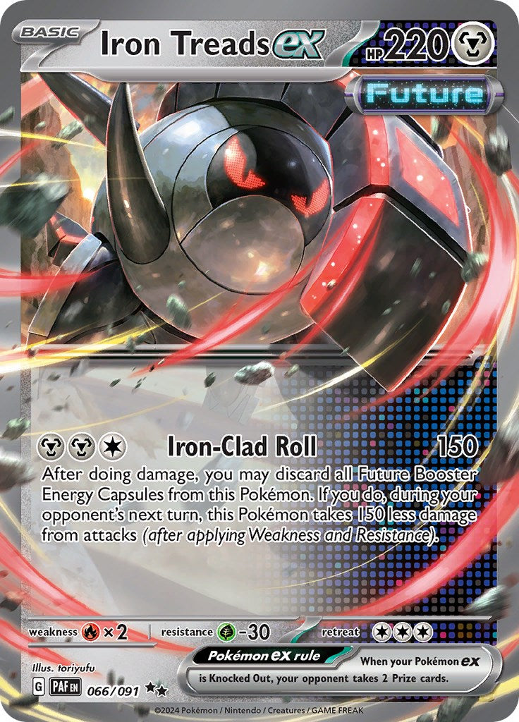 Iron Treads ex (066/091) [Scarlet & Violet: Paldean Fates] | Chromatic Games