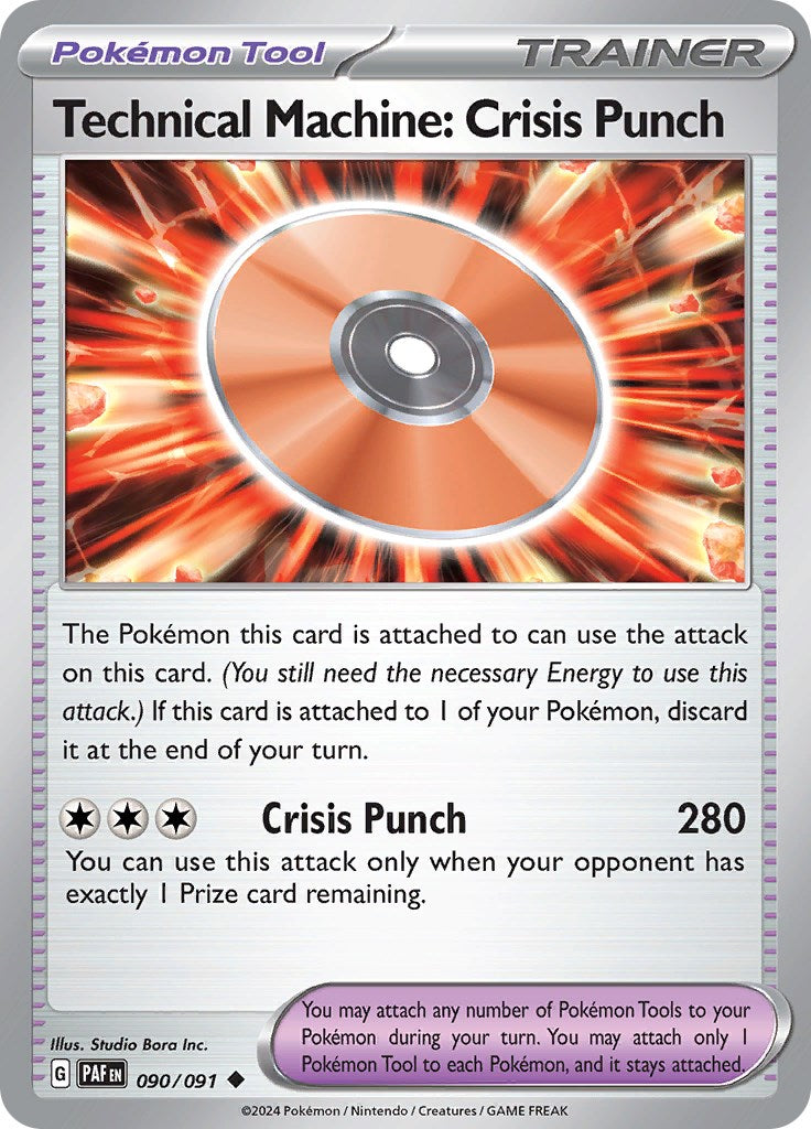 Technical Machine: Crisis Punch (090/091) [Scarlet & Violet: Paldean Fates] | Chromatic Games