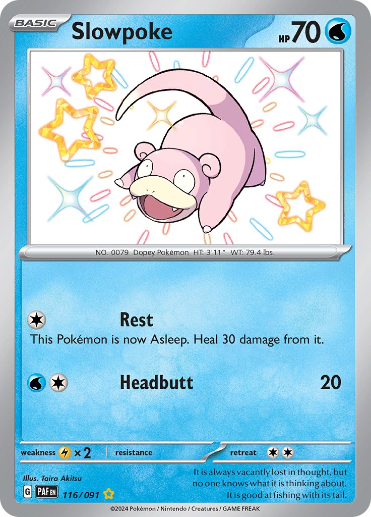 Slowpoke (116/091) [Scarlet & Violet: Paldean Fates] | Chromatic Games