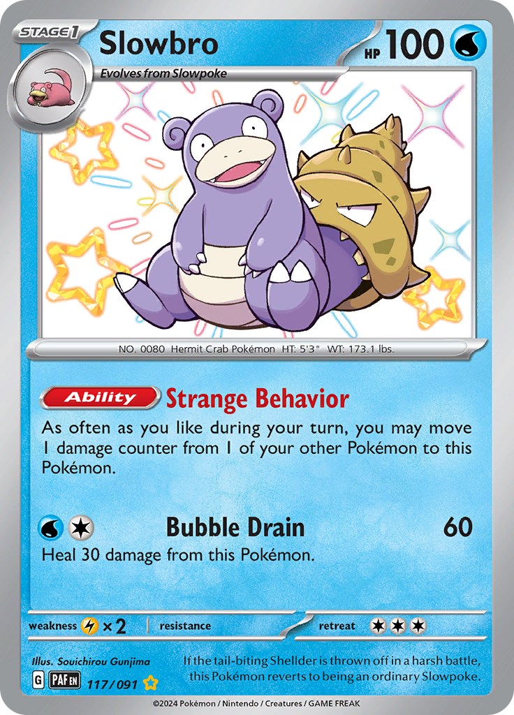 Slowbro (117/091) [Scarlet & Violet: Paldean Fates] | Chromatic Games