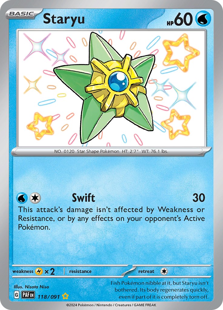 Staryu (118/091) [Scarlet & Violet: Paldean Fates] | Chromatic Games