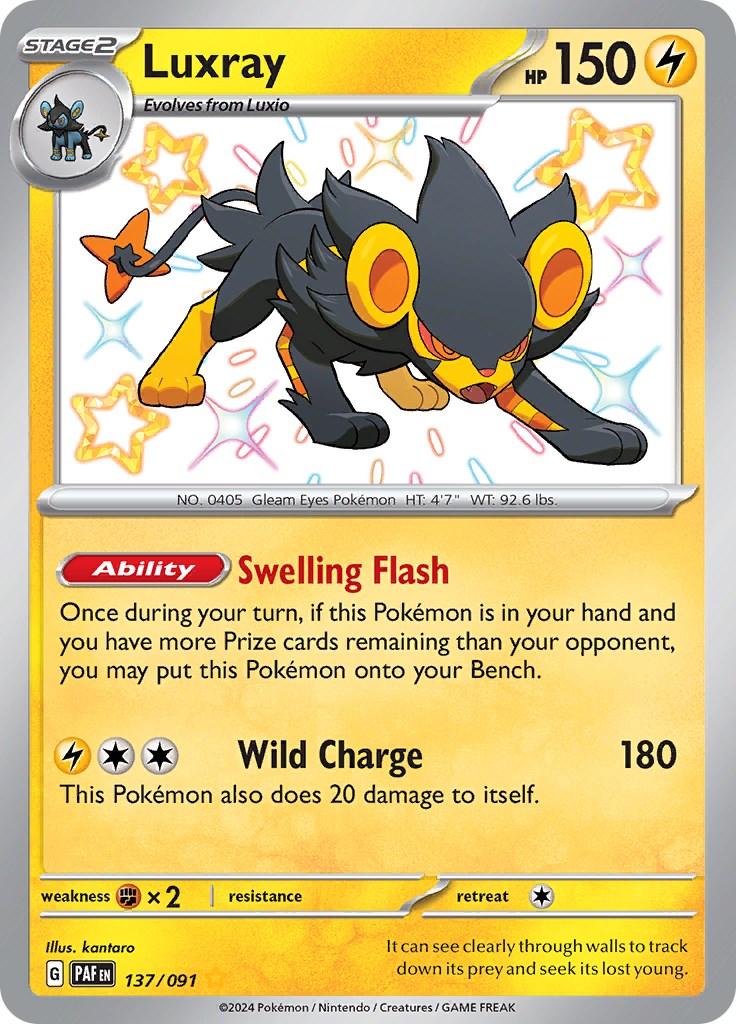 Luxray (137/091) [Scarlet & Violet: Paldean Fates] | Chromatic Games