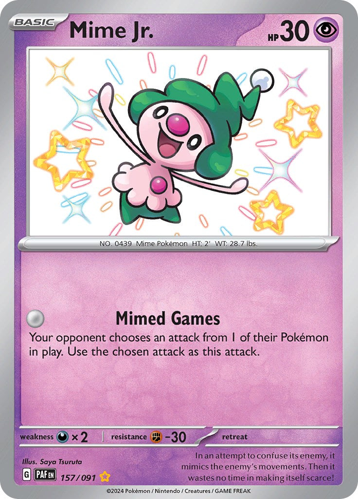 Mime Jr. (157/091) [Scarlet & Violet: Paldean Fates] | Chromatic Games