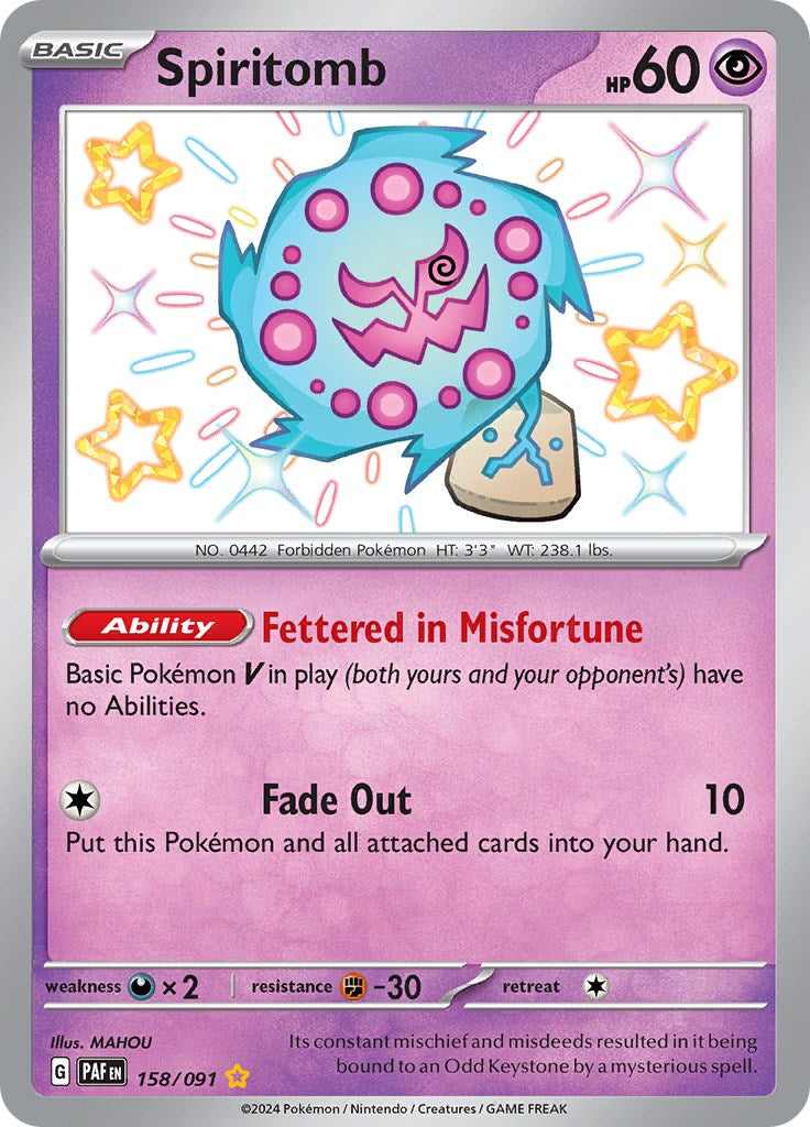 Spiritomb (158/091) [Scarlet & Violet: Paldean Fates] | Chromatic Games