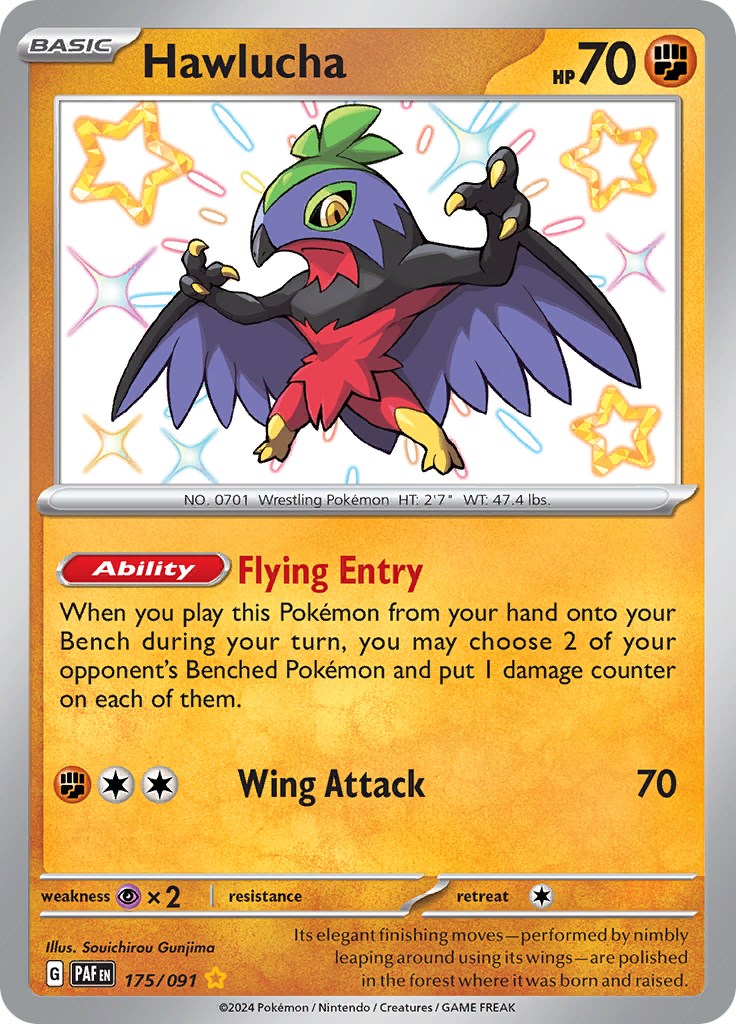 Hawlucha (175/091) [Scarlet & Violet: Paldean Fates] | Chromatic Games