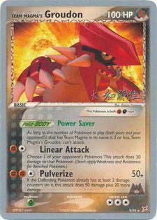 Team Magma's Groudon (9/95) (Magma Spirit - Tsuguyoshi Yamato) [World Championships 2004] | Chromatic Games