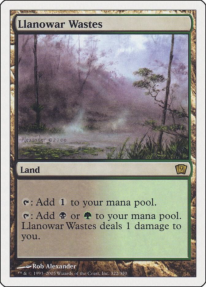 Llanowar Wastes 322/350 (9th Edition)  | Chromatic Games