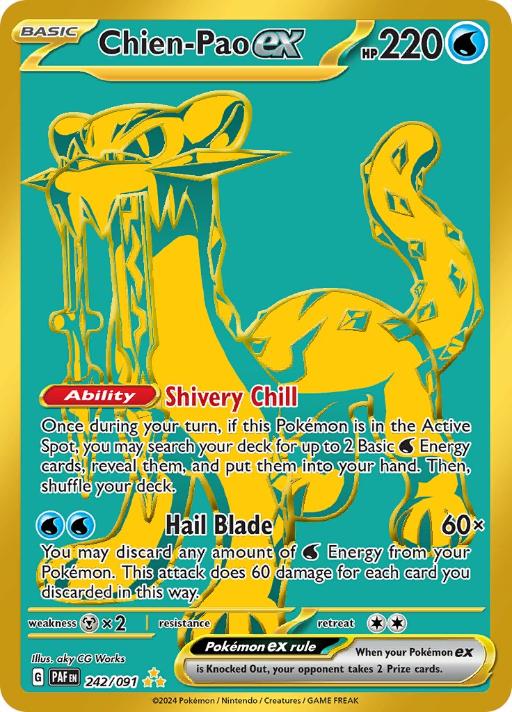 Chien-Pao ex (242/091) [Scarlet & Violet: Paldean Fates] | Chromatic Games