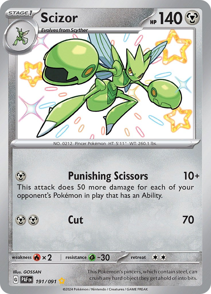 Scizor (191/091) [Scarlet & Violet: Paldean Fates] | Chromatic Games