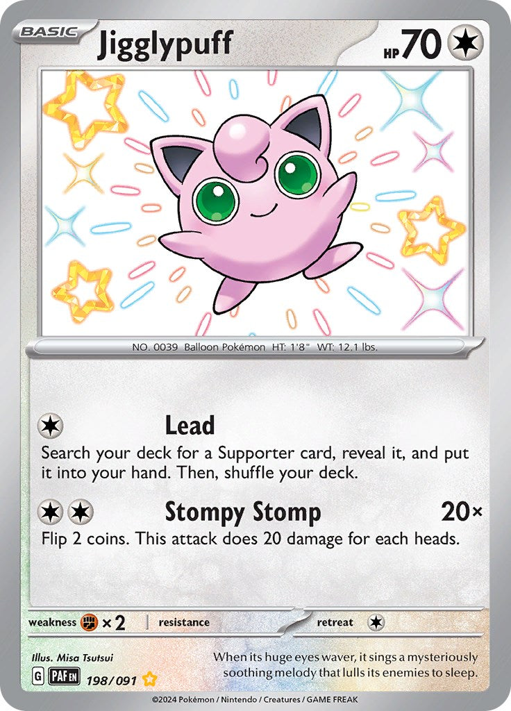 Jigglypuff (198/091) [Scarlet & Violet: Paldean Fates] | Chromatic Games