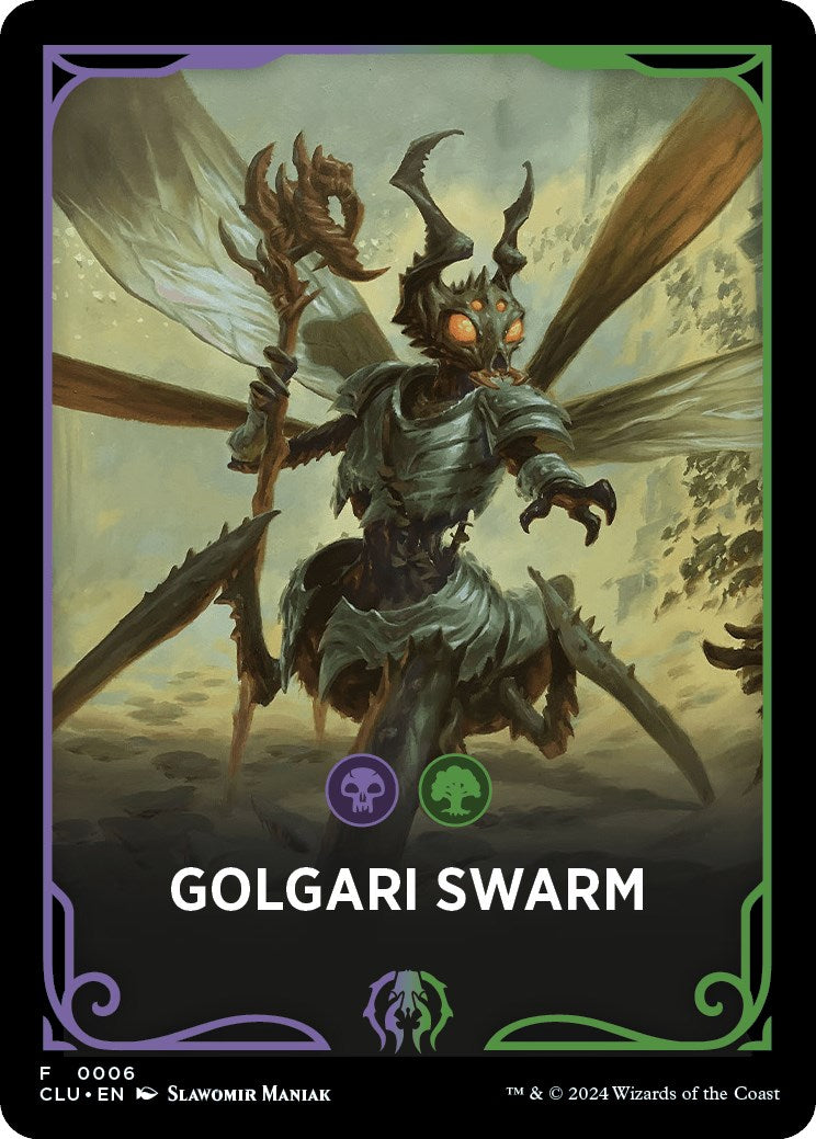 Golgari Swarm Theme Card [Ravnica: Clue Edition Tokens] | Chromatic Games