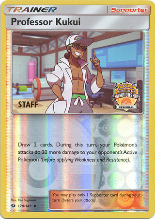 Professor Kukui (128/149) (Regional Championship Promo Staff) [Sun & Moon: Base Set] | Chromatic Games