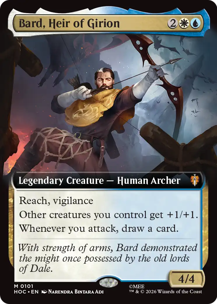 Bard, Heir of Girion (Extended Art) [The Hobbit: Eternal-Legal] | Chromatic Games