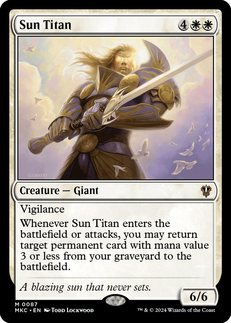 Sun Titan [Murders at Karlov Manor Commander] | Chromatic Games