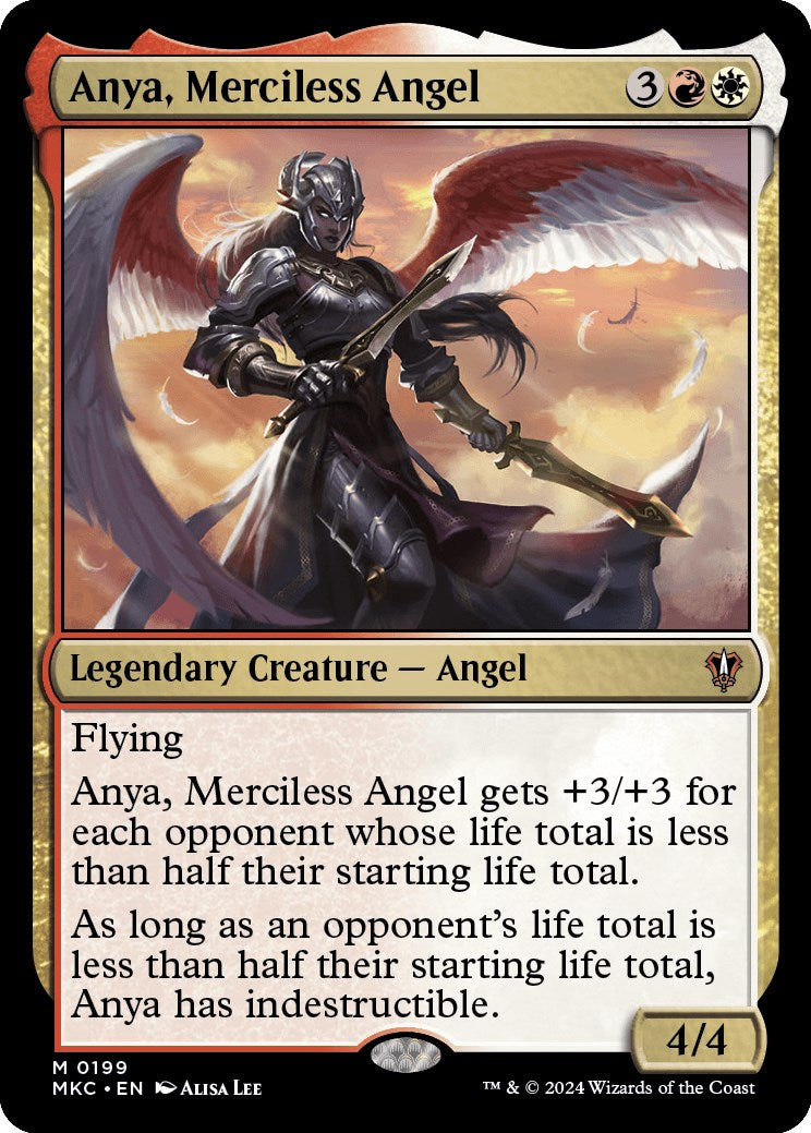 Anya, Merciless Angel [Murders at Karlov Manor Commander] | Chromatic Games