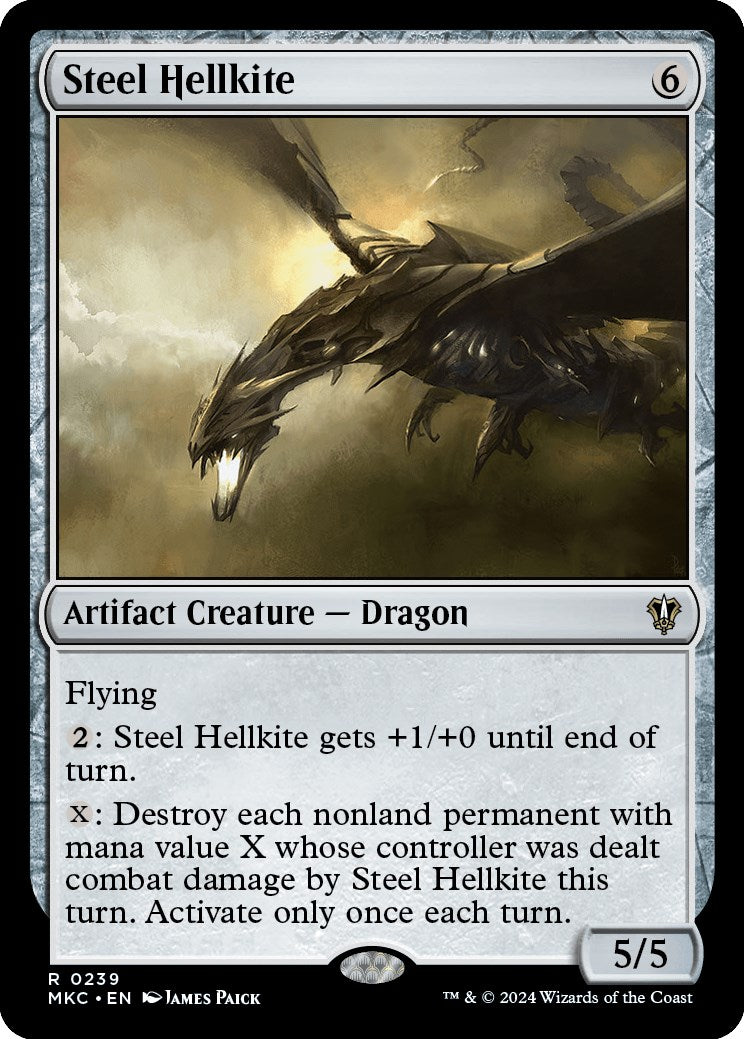 Steel Hellkite [Murders at Karlov Manor Commander] | Chromatic Games