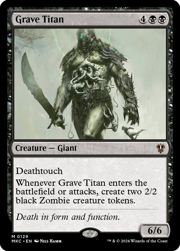 Grave Titan [Murders at Karlov Manor Commander] | Chromatic Games