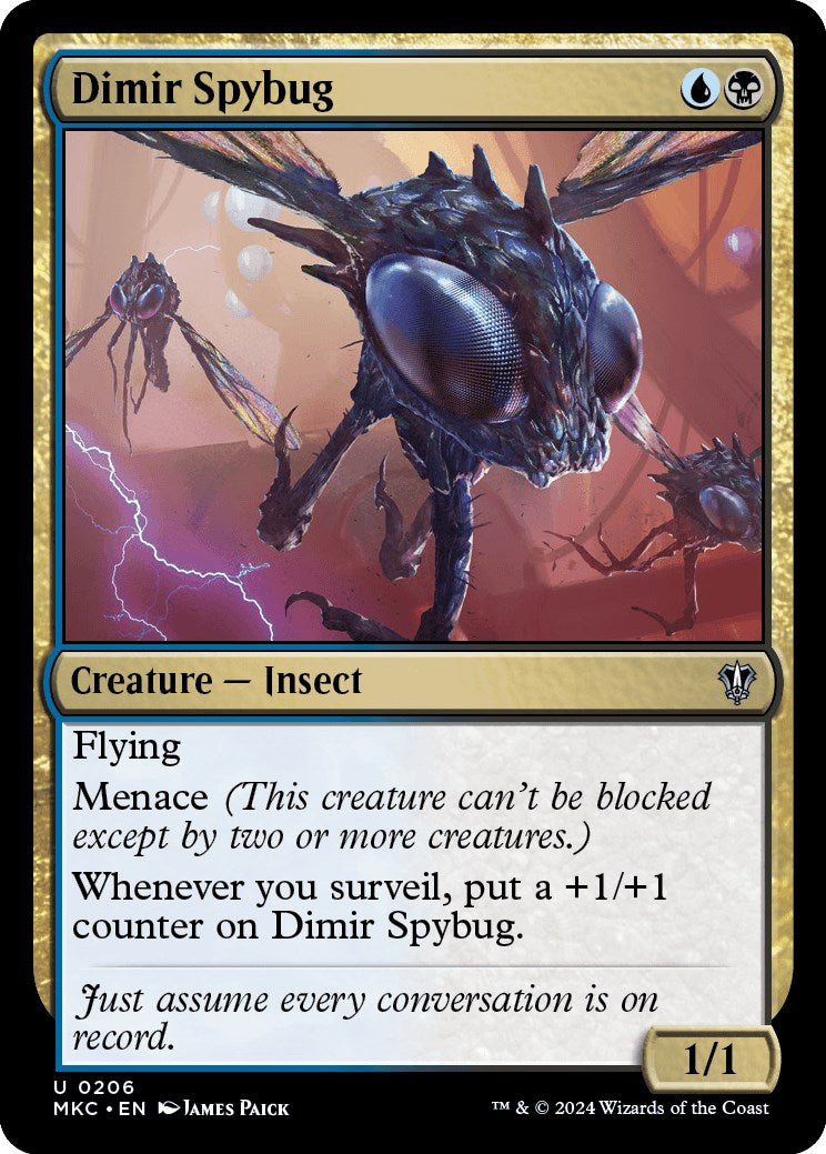 Dimir Spybug [Murders at Karlov Manor Commander] | Chromatic Games