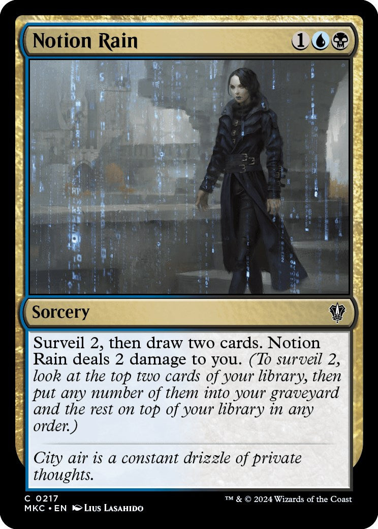 Notion Rain [Murders at Karlov Manor Commander] | Chromatic Games