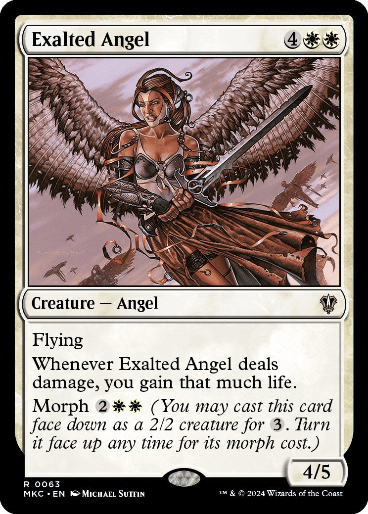 Exalted Angel [Murders at Karlov Manor Commander] | Chromatic Games