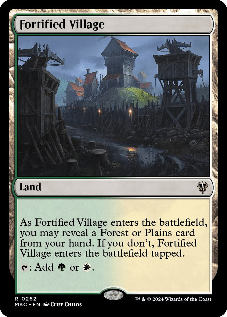 Fortified Village [Murders at Karlov Manor Commander] | Chromatic Games