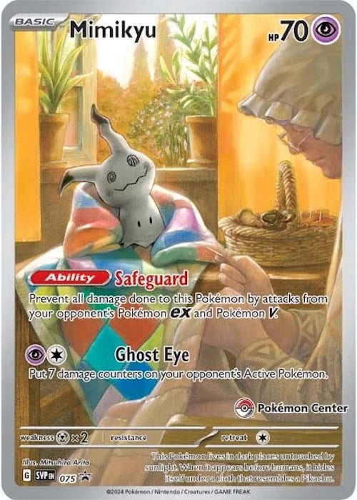 Mimikyu (SVP075)(Pokemon Center Exclusive) [Scarlet & Violet: Black Star Promos] | Chromatic Games