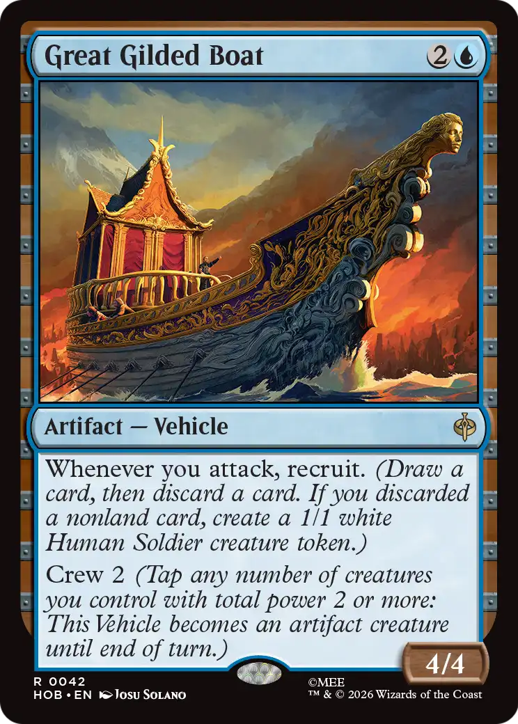 Great Gilded Boat [The Hobbit] | Chromatic Games