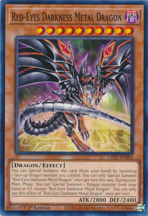 Red-Eyes Darkness Metal Dragon [LDS1-EN004] Common | Chromatic Games