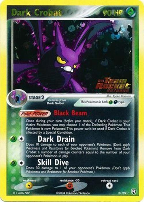 Dark Crobat (3/109) (Stamped) [EX: Team Rocket Returns] | Chromatic Games