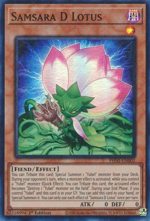 Samsara D Lotus [PHNI-EN003] Super Rare | Chromatic Games