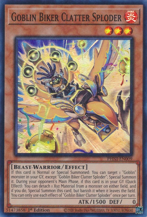 Goblin Biker Clatter Sploder [PHNI-EN009] Super Rare | Chromatic Games