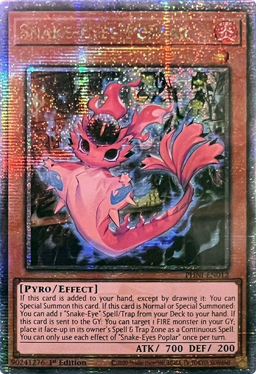 Snake-Eyes Poplar [PHNI-EN012] Quarter Century Secret Rare | Chromatic Games