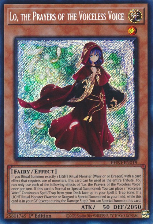 Lo, the Prayers of the Voiceless Voice [PHNI-EN019] Secret Rare | Chromatic Games