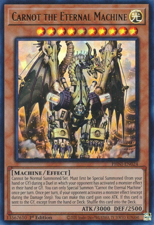 Carnot the Eternal Machine [PHNI-EN024] Ultra Rare | Chromatic Games
