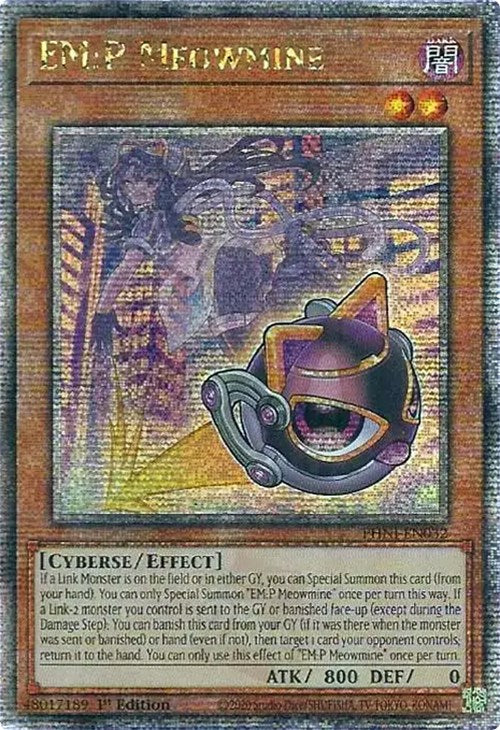 EM:P Meowmine [PHNI-EN032] Quarter Century Secret Rare | Chromatic Games