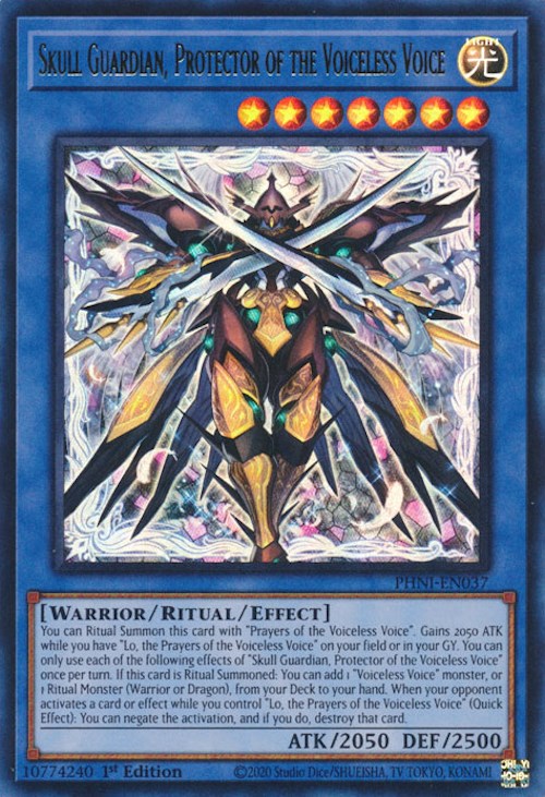 Skull Guardian, Protector of the Voiceless Voice [PHNI-EN037] Ultra Rare | Chromatic Games