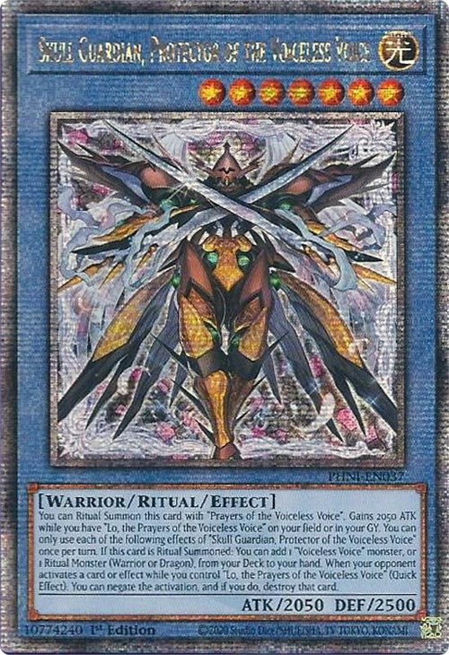 Skull Guardian, Protector of the Voiceless Voice [PHNI-EN037] Quarter Century Secret Rare | Chromatic Games