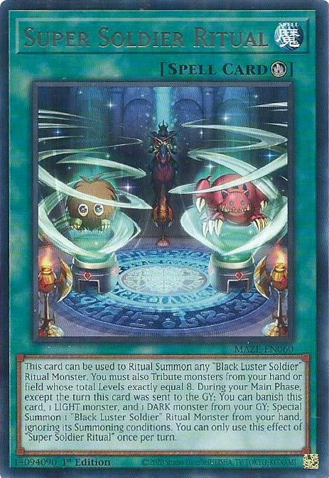 Super Soldier Ritual [MAZE-EN060] Rare | Chromatic Games