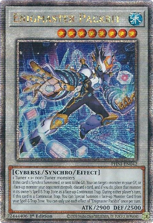 Enigmaster Packbit [PHNI-EN042] Quarter Century Secret Rare | Chromatic Games