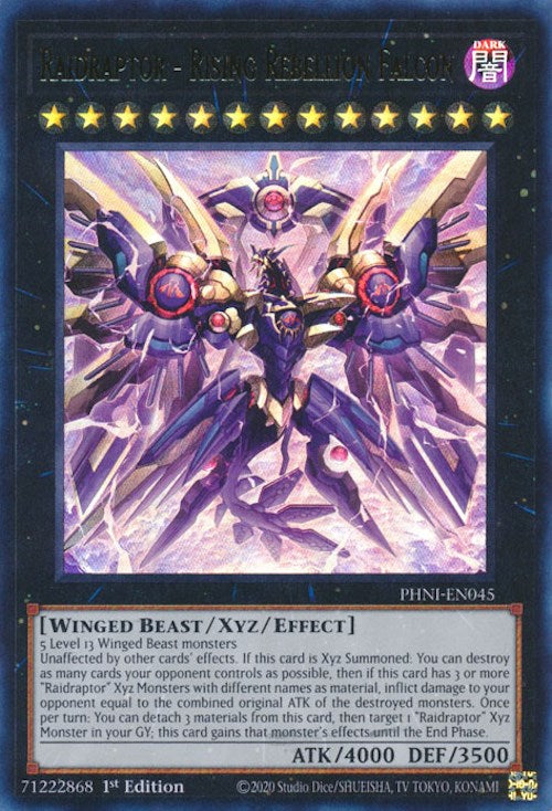 Raidraptor - Rising Rebellion Falcon [PHNI-EN045] Ultra Rare | Chromatic Games
