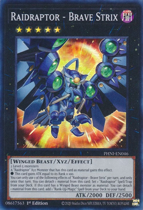 Raidraptor - Brave Strix [PHNI-EN046] Super Rare | Chromatic Games