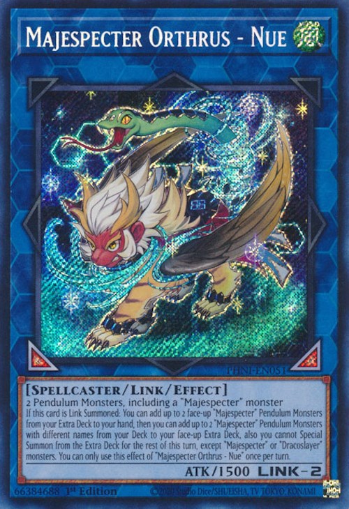 Majespecter Orthrus - Nue [PHNI-EN051] Secret Rare | Chromatic Games