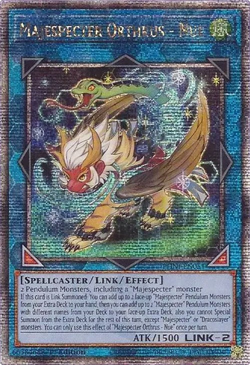 Majespecter Orthrus - Nue [PHNI-EN051] Quarter Century Secret Rare | Chromatic Games