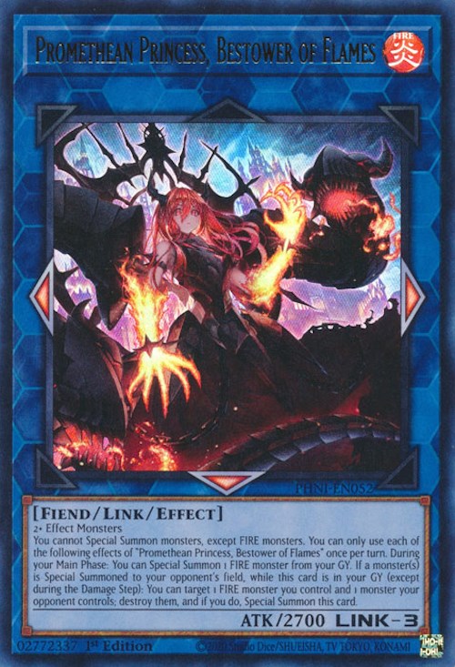 Promethean Princess, Bestower of Flames [PHNI-EN052] Ultra Rare | Chromatic Games